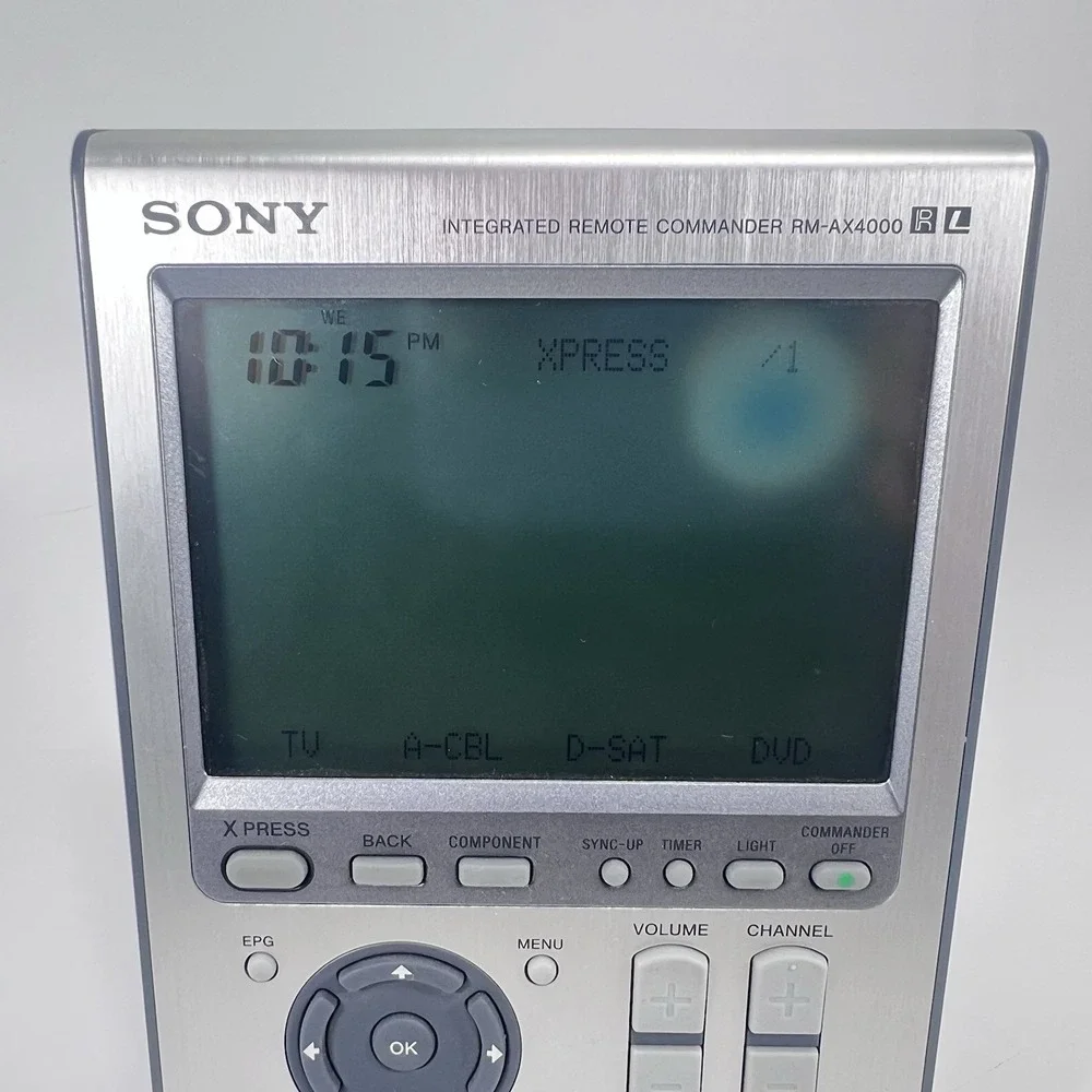 Sony RM-AX4000 Integrated Remote Commander Touchscreen Remote. Used, Pro Tested